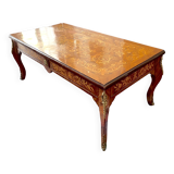 Table basse ancienne marqueterie
