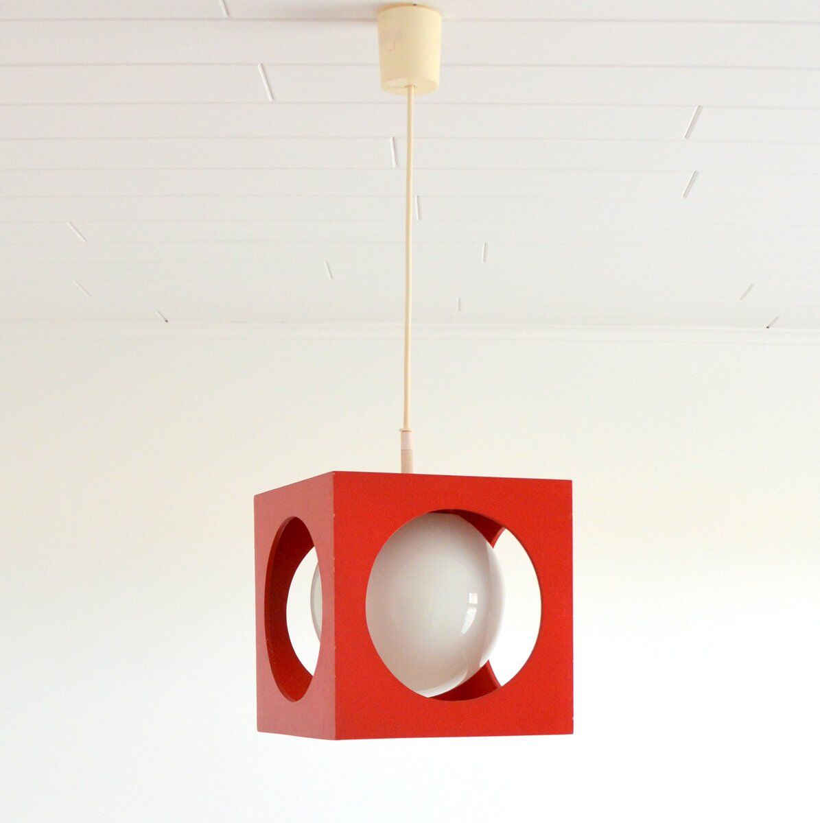 Suspension space age Gloss Leuchten vintage 1970s