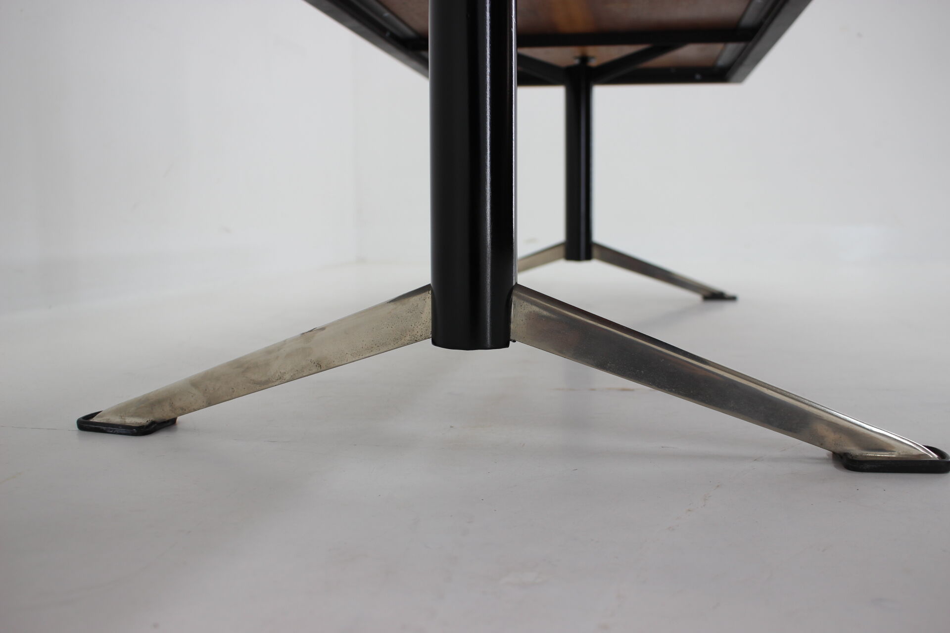 1970s Restored Walnut Coffee table ,Czechoslovakia