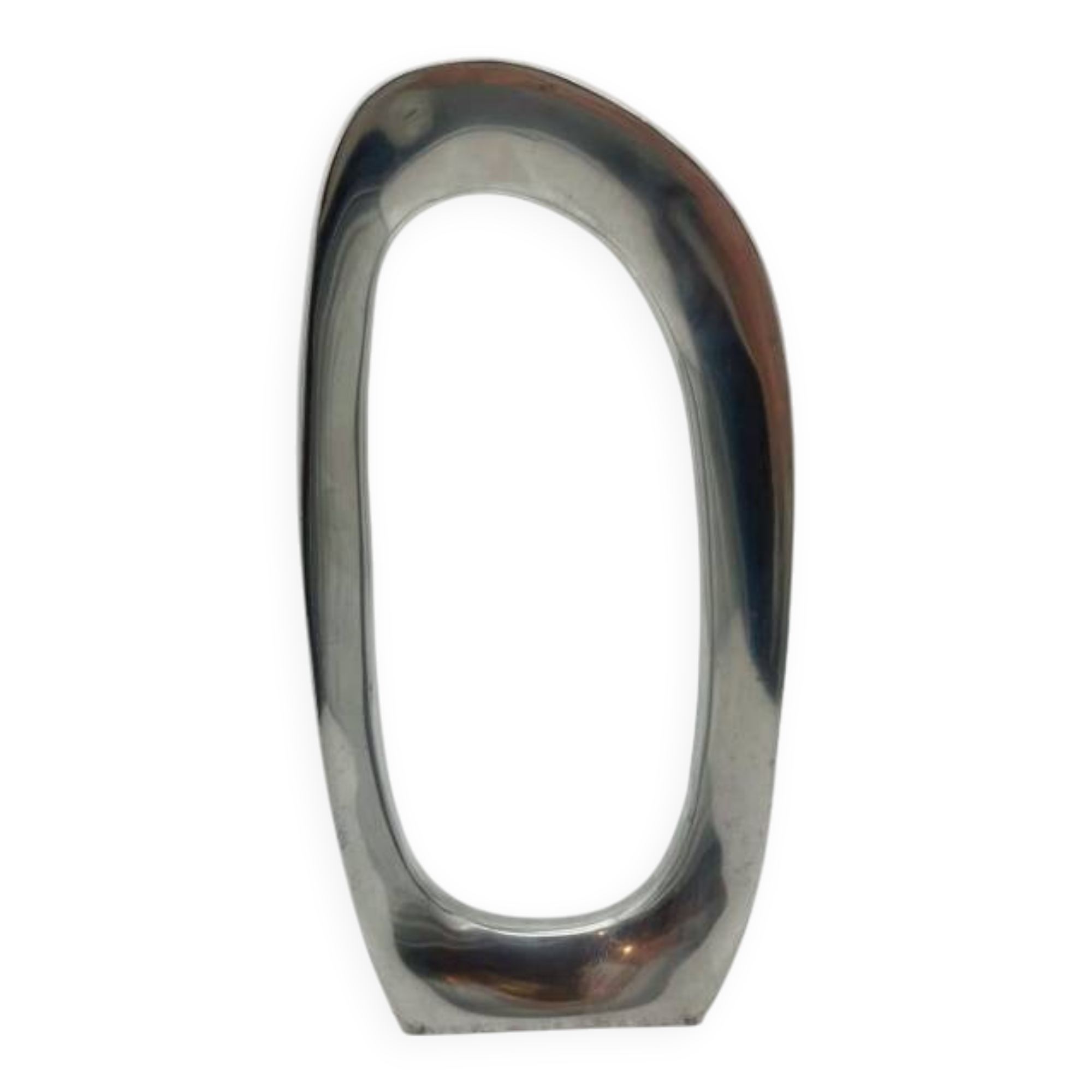 Vase sculptural en fonte d’aluminium — 1980s