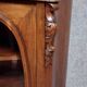 Superb curved display cabinet from the Napoleon III period in mahogany