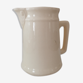 Digoin Sarreguemines earthenware pitcher