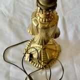 Art Deco gilded bronze lamp base.