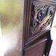 Vintage Art Deco carved bar cabinet