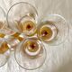 Vintage champagne flutes