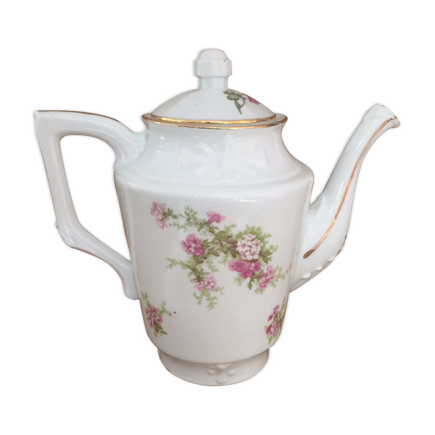 Old porcelain tea and coffee maker