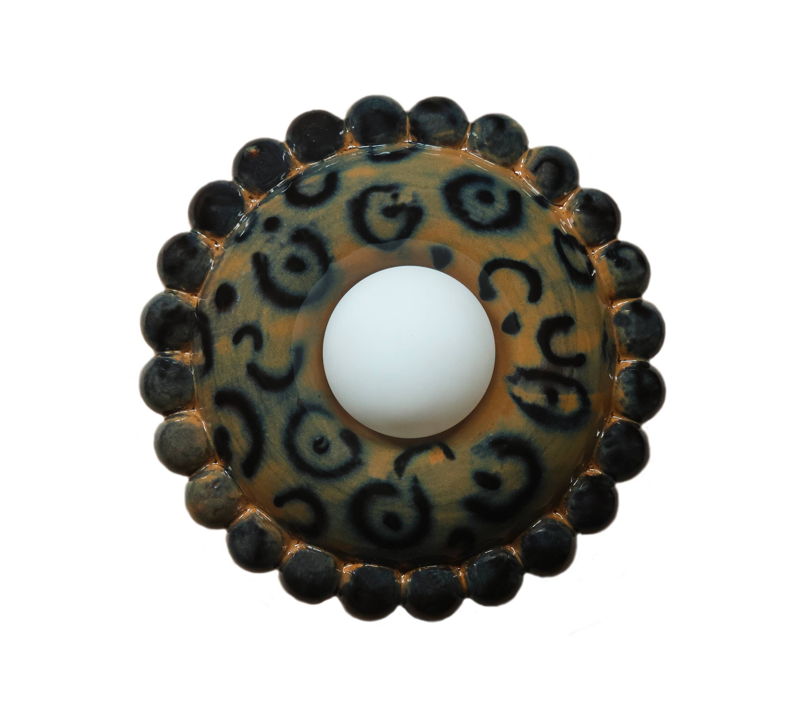Luna Tall Leopard 5 Wall Lamp
