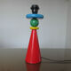 Wooden lamp " primary colors " 80s