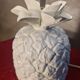 pineapple lamp 1960 white porcelain 38x16 very pretty model lampshade in l