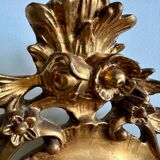 Large vintage baroque gold mirror 102x68