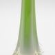Green glass vase