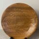 Six flat fish plates in Chantilly wood-effect ceramic