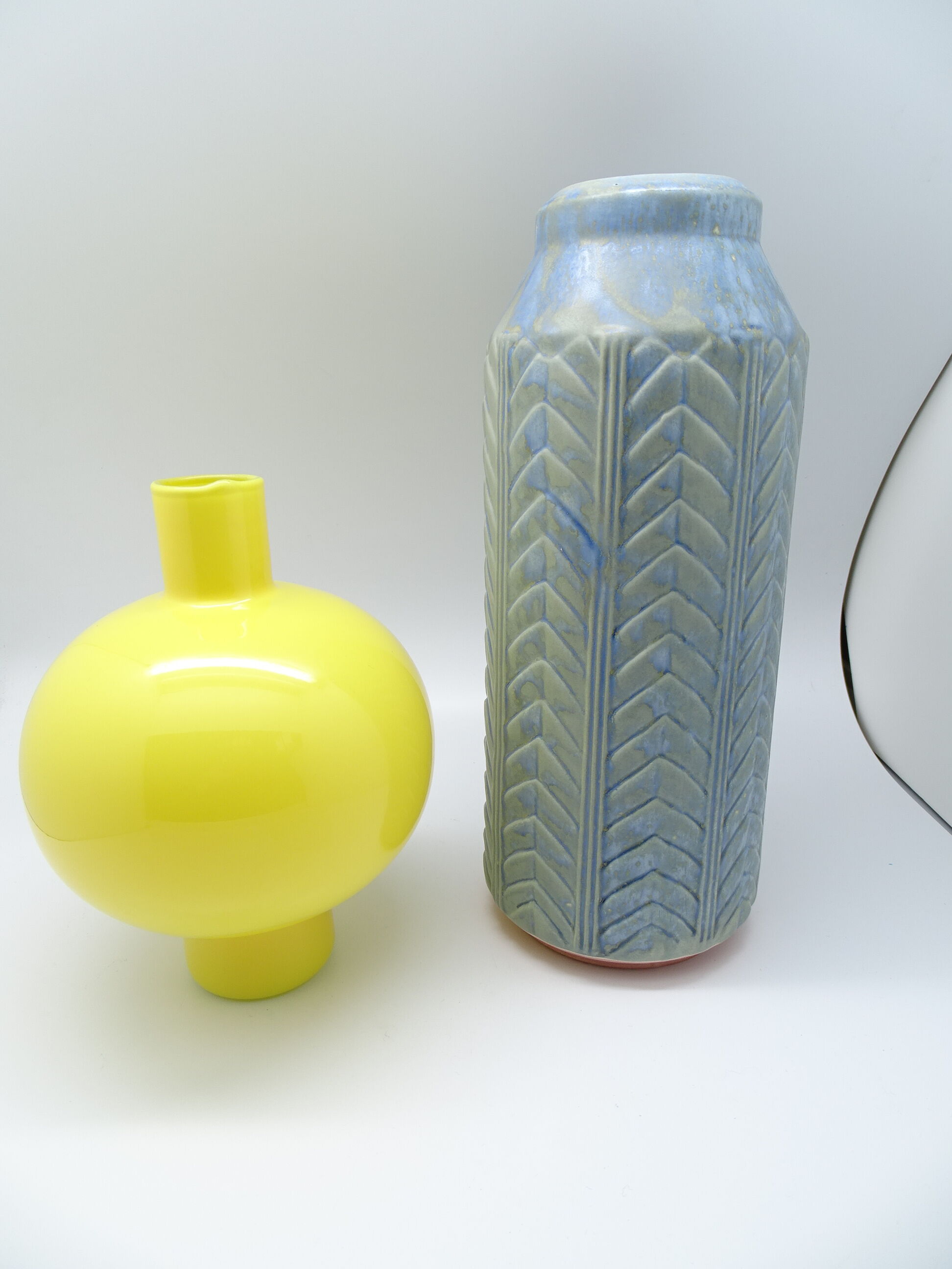 Handmade terracotta vase