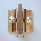 Very rare mid-century wall lamp, Germany, 1970s