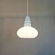 Suspension Space Age en opaline bleue, Peill & Putzler, 1970