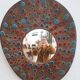 Miroir sorcière en résine et émaux