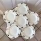Lot de 6 assiettes creuses Terre de Fer modèle "Roméo" début XXème