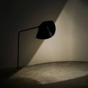 Black French Mid Century Agrafée Desk Clip Lamp by Serge Mouille, 1950s
