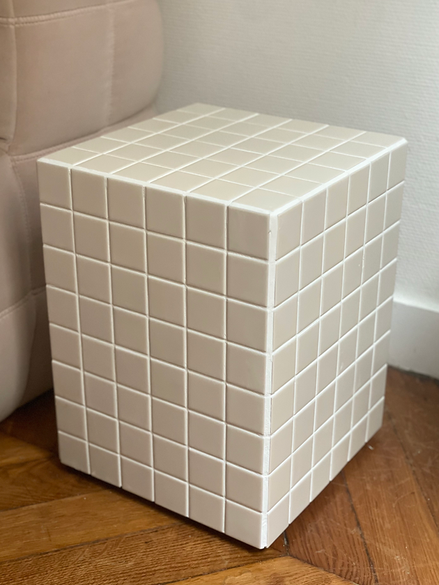 Column - beige/white