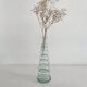 Vintage glass soliflore bottle vase