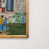 Vintage Naïve art painting