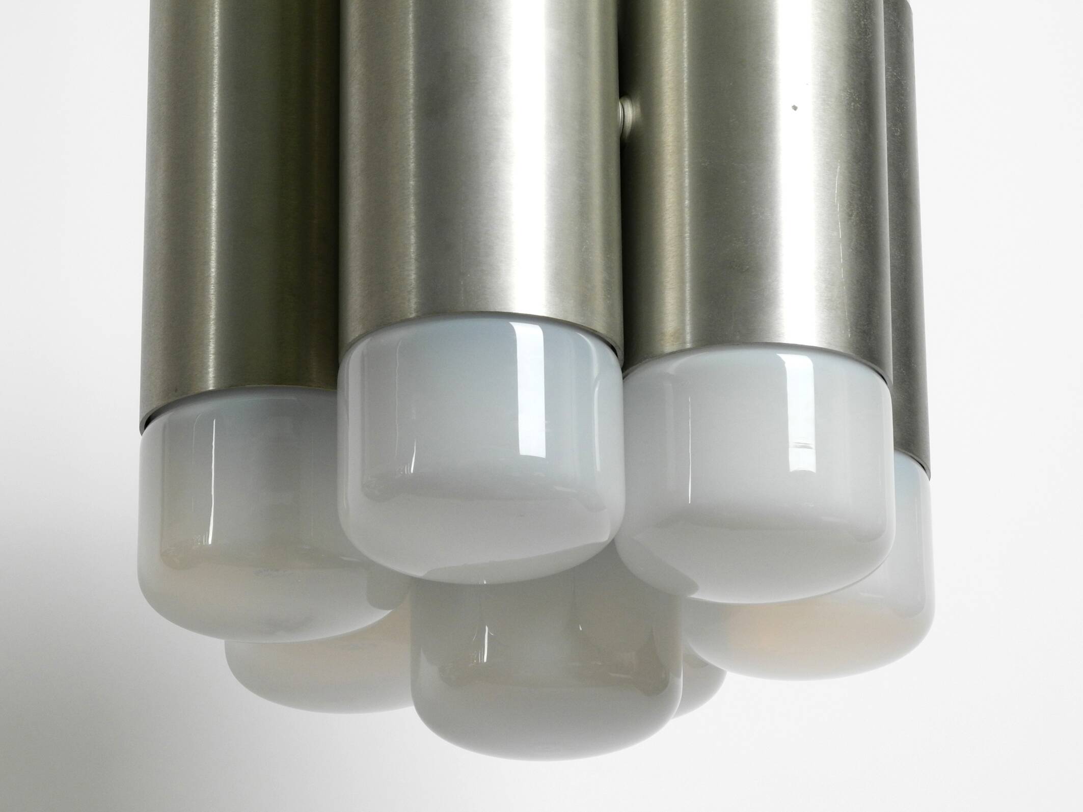 Italian 1960s Space Age ceiling lamp with 13 glasses by Goffredo Reggiani