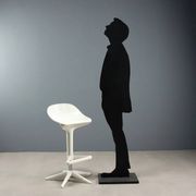 Kartell Spoon stool, vintage design, Antonio Citterio, 2000s