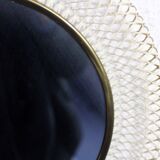 Round metal mirror 1950