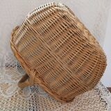Antique wicker/rattan basket