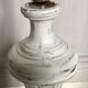 Wooden baluster lamp