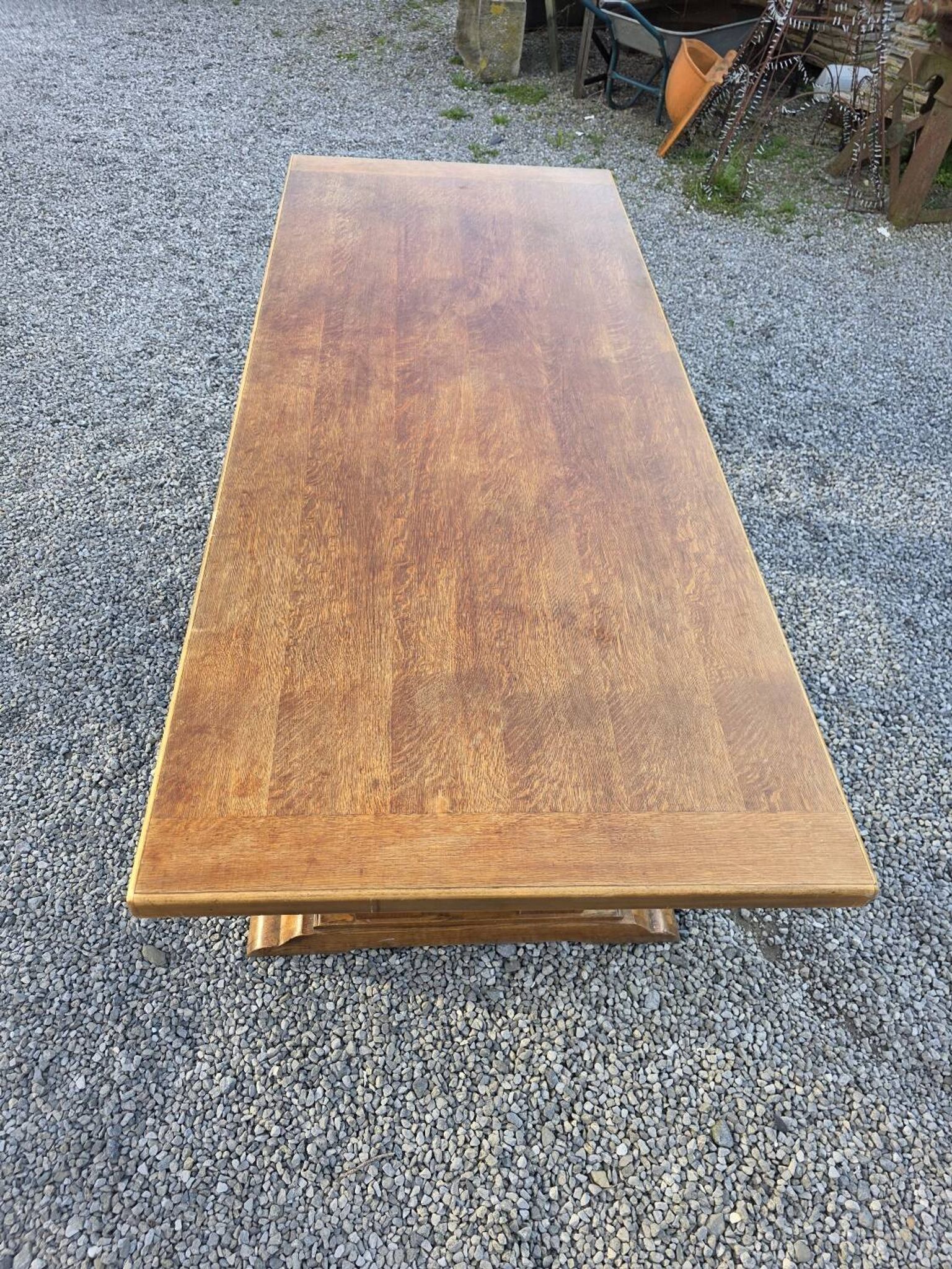 Oak farmhouse table