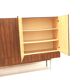 Large vintage rosewood sideboard with 6 doors from the 1960s