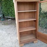 Showcase art deco wardrobe Parisian wood raw walnut