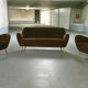 Lounge sofa 2 armchairs organic year 50