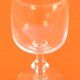 6 liquor walking glasses Transparent glass 1970s