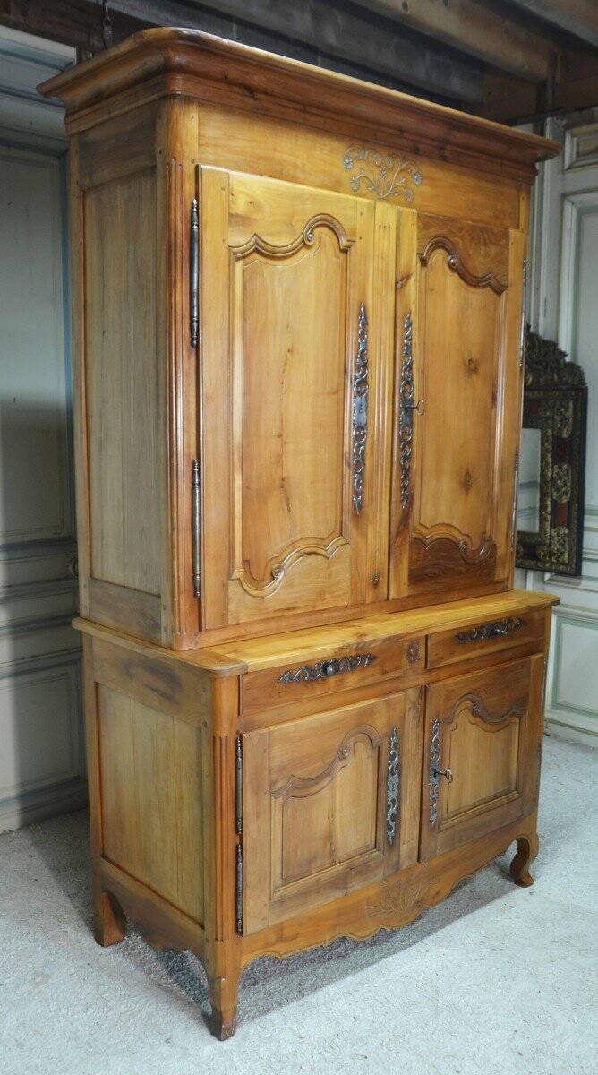 Two-Body Cherrywood Buffet, Perche Region, 19th Century