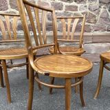 4 vintage bistro chairs