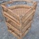 Corner Wicker rattan 60 - 70s shelf