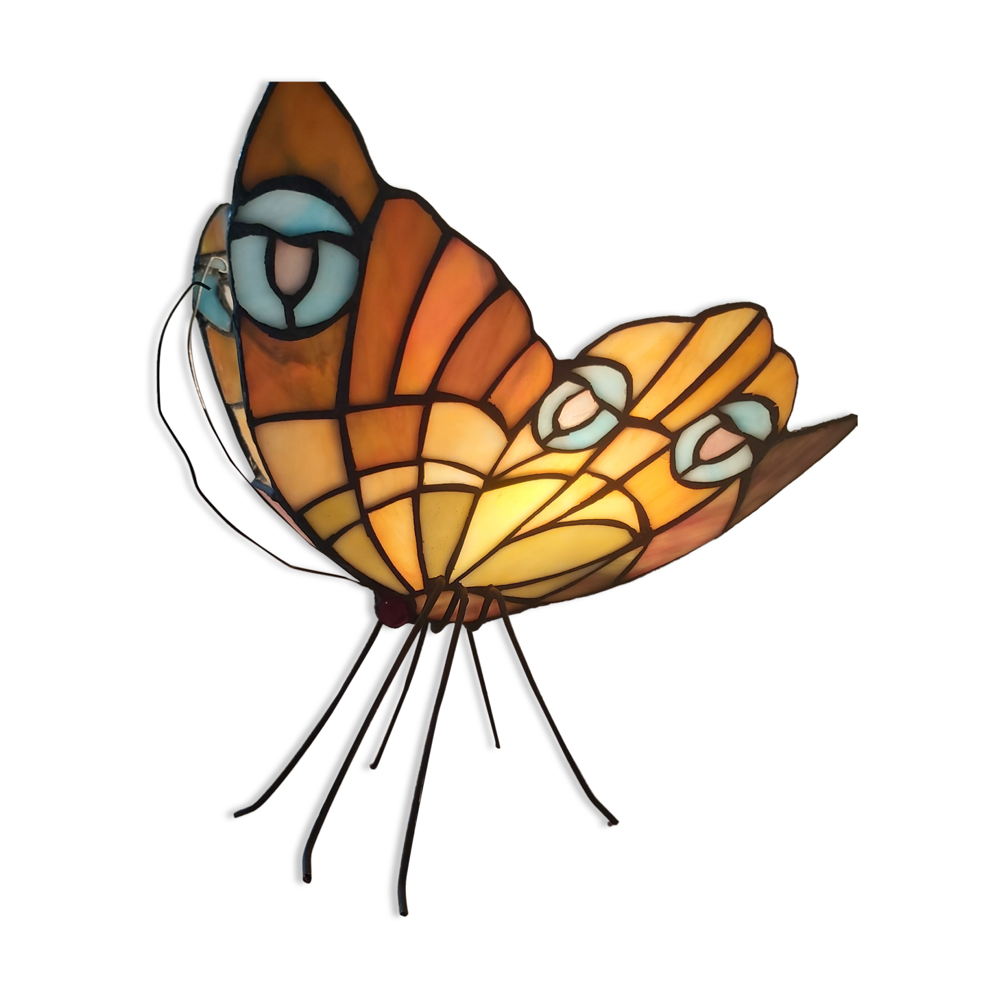 Vintage Tiffany butterfly lamp