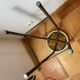 Vintage industrial metal stool