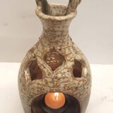 1950s sandstone lantern candle holder