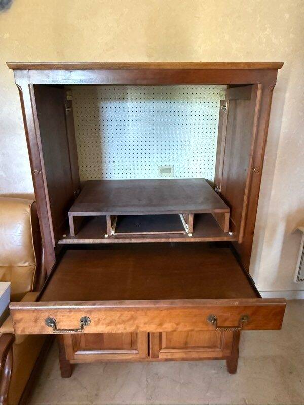 Armoire Meuble TV en bois massif