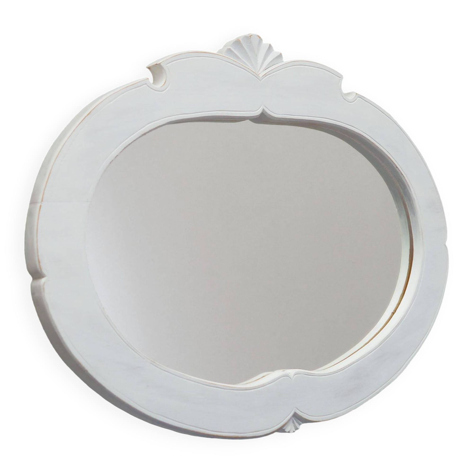 Mirror in pine frame, Danish design, 1960s, production: Denmark