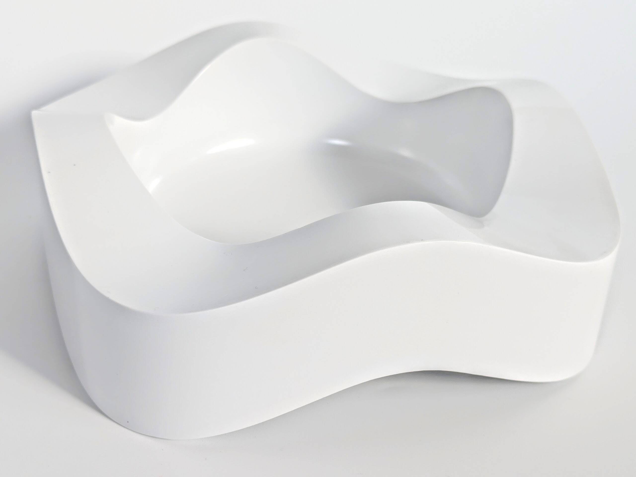 Pair of Space Age Pocket Trays | Black and White | Walter Zeischegg for Helit