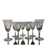 7 wine glasses Cerdagne Saint Louis