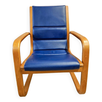 Scandinavian bentwood armchair by Yngve Ekstorm