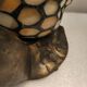 Lampe escargot en vitrail, style Tiffany, Honsel leuchten