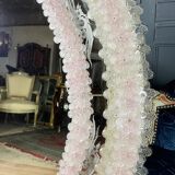 Oval Venice mirror from the 50s in Murano glass