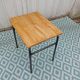 School desk and chair