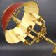 Bronze Bouillotte Lamp in Solid Empire Style Five Lights * Lucien Ga